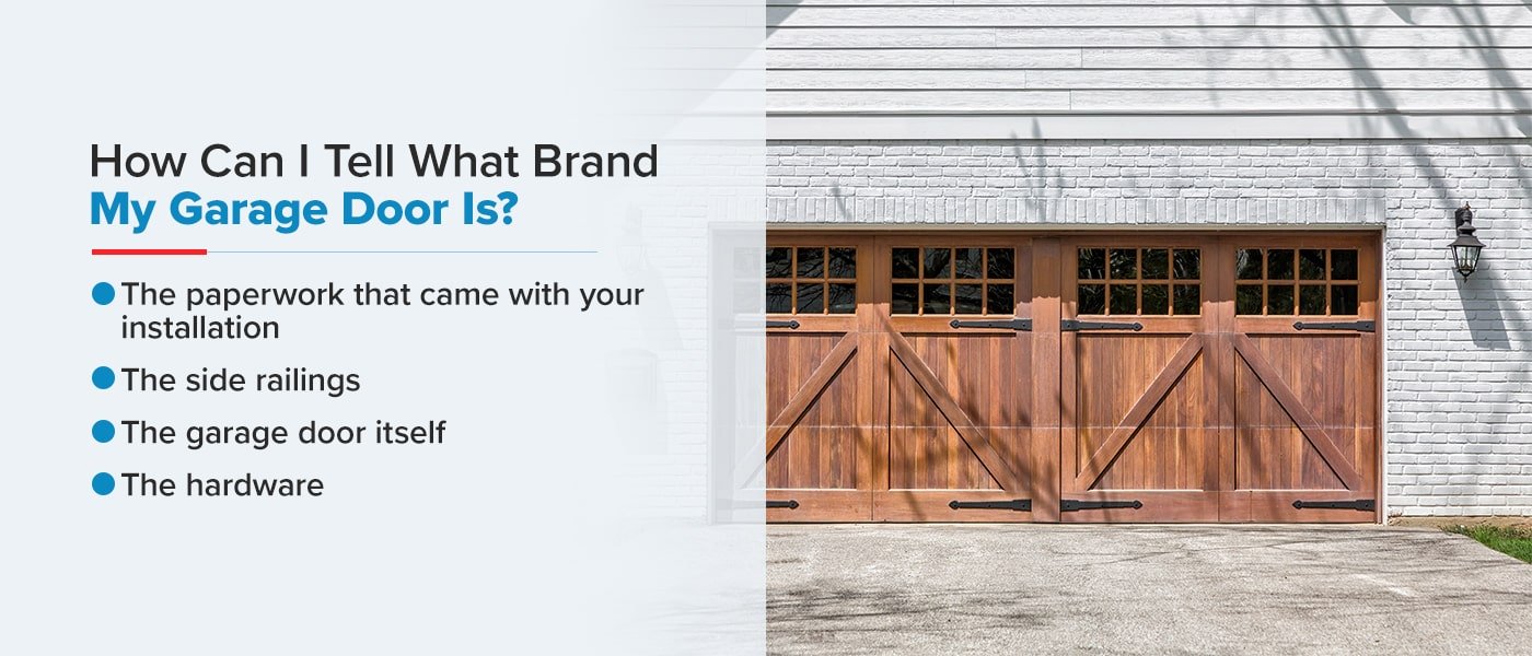 How to Identify Garage Door Manufacturer