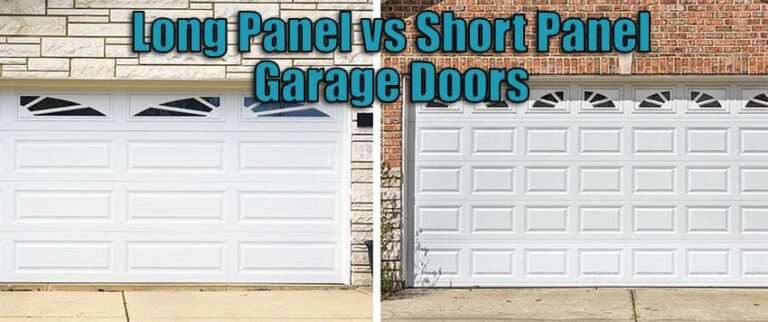 Long Panel Vs Short Panel Garage Door